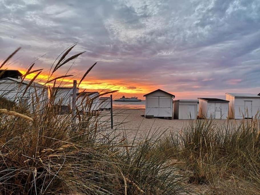 Appart 4 Pers Plage Vue Mer Calais Esterno foto